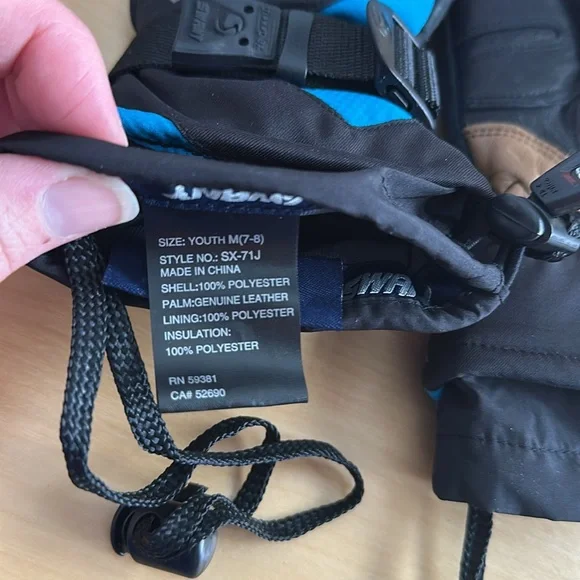 Swany kids mittens M 7-8 - Picture 4 of 4